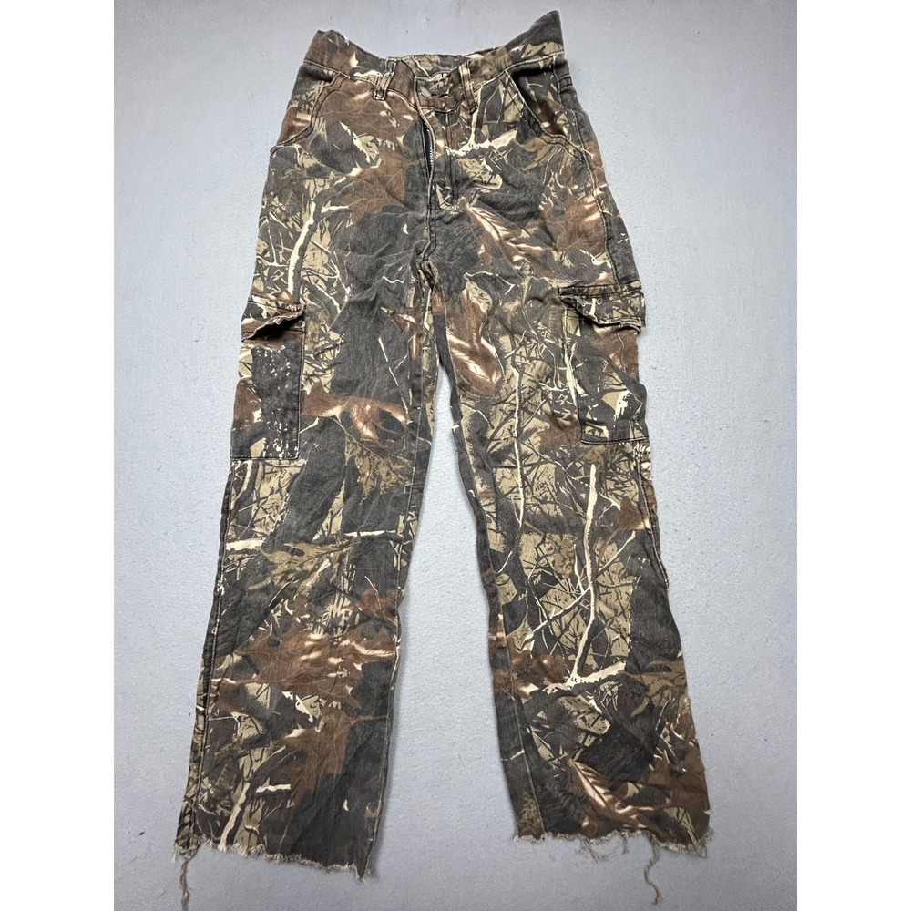 Unbranded Cargo Pants Denim Camouflage Brown 27x26.5 Mens
